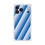 プレミアムスクエアケース［ Middle Stripe - Blue ］
