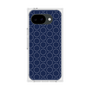 プレミアムスクエアケース［ Dot Circle - Navy ］