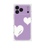 プレミアムスクエアケース［ Two Hearts - Purple ］