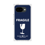 プレミアムスクエアケース［ FRAGILE - Navy ］
