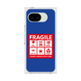 プレミアムスクエアケース［ FRAGILE Sticker - Blue ］
