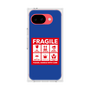 プレミアムスクエアケース［ FRAGILE Sticker - Blue ］