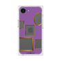 プレミアムスクエアケース［ Photo Frames - Purple ］