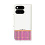 プレミアムスクエアケース［ CASEPLAY Tartan Check - Pink ］