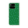 プレミアムスクエアケース［ Drawing Dot - Green ］