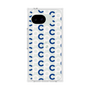 プレミアムスクエアケース［ オリジナル - CASEPLAYイニシャル総柄 - ネイビー ］