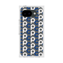 プレミアムスクエアケース［ オリジナル - CASEPLAYイニシャル総柄 - ネイビー ］