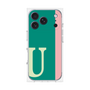プレミアムスクエアケース［ オリジナル - initial color line - U green ］