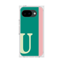 プレミアムスクエアケース［ オリジナル - initial color line - U green ］