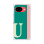 プレミアムスクエアケース［ オリジナル - initial color line - U green ］