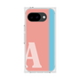 プレミアムスクエアケース［ オリジナル - initial color line - A pink ］