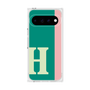 プレミアムスクエアケース［ オリジナル - initial color line - H green ］