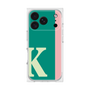 プレミアムスクエアケース［ オリジナル - initial color line - K green ］