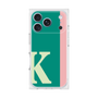 プレミアムスクエアケース［ オリジナル - initial color line - K green ］