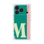 プレミアムスクエアケース［ オリジナル - initial color line - M green ］
