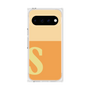 プレミアムスクエアケース［ オリジナル - initial two tone - S orange ］