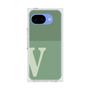プレミアムスクエアケース［ オリジナル - initial two tone - V green ］