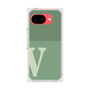 プレミアムスクエアケース［ オリジナル - initial two tone - V green ］