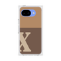 プレミアムスクエアケース［ オリジナル - initial two tone - X brown ］