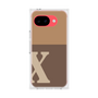 プレミアムスクエアケース［ オリジナル - initial two tone - X brown ］
