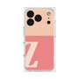 プレミアムスクエアケース［ オリジナル - initial two tone - Z pink ］