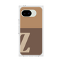 プレミアムスクエアケース［ オリジナル - initial two tone - Z brown ］