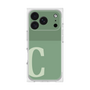 プレミアムスクエアケース［ オリジナル - initial two tone - C green ］
