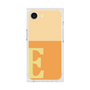 プレミアムスクエアケース［ オリジナル - initial two tone - E orange ］