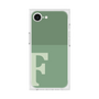 プレミアムスクエアケース［ オリジナル - initial two tone - F green ］