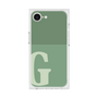 プレミアムスクエアケース［ オリジナル - initial two tone - G green ］