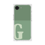 プレミアムスクエアケース［ オリジナル - initial two tone - G green ］