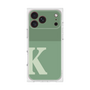プレミアムスクエアケース［ オリジナル - initial two tone - K green ］