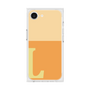 プレミアムスクエアケース［ オリジナル - initial two tone - L orange ］