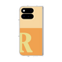 プレミアムスクエアケース［ オリジナル - initial two tone - R orange ］