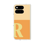プレミアムスクエアケース［ オリジナル - initial two tone - R orange ］