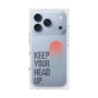 プレミアムスクエアケース［ オリジナル - ドットオーバーレイ - KEEP YOUR HEAD UP/A ］