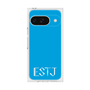 プレミアムスクエアケース［ オリジナル - ESTJ 幹部 - アルファベット - ブルー ］