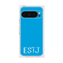 プレミアムスクエアケース［ オリジナル - ESTJ 幹部 - アルファベット - ブルー ］