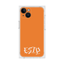 プレミアムスクエアケース［ オリジナル - ESTP 起業家 - アルファベット - オレンジ ］