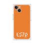 プレミアムスクエアケース［ オリジナル - ESTP 起業家 - アルファベット - オレンジ ］