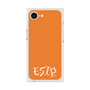 プレミアムスクエアケース［ オリジナル - ESTP 起業家 - アルファベット - オレンジ ］