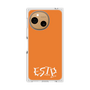 プレミアムスクエアケース［ オリジナル - ESTP 起業家 - アルファベット - オレンジ ］