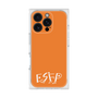 プレミアムスクエアケース［ オリジナル - ESFP エンターテイナー - アルファベット - オレンジ ］