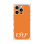 プレミアムスクエアケース［ オリジナル - ESFP エンターテイナー - アルファベット - オレンジ ］