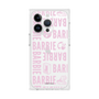 プレミアムスクエアケース［ Barbie - ロゴパターン3 - クリア ］