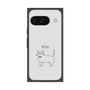 プレミアムスクエアケース［ 蝶ネクタイねこ - White ］