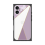 プレミアムスクエアケース［ マーブルトライアングルパレット - Purple ］
