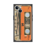 プレミアムスクエアケース［ RETORO CASSETTE TAPE - Skeleton Orange ］