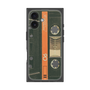 プレミアムスクエアケース［ RETORO CASSETTE TAPE - Opacity Black ］