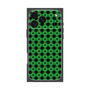 プレミアムスクエアケース［ Shower Dot - Green ］